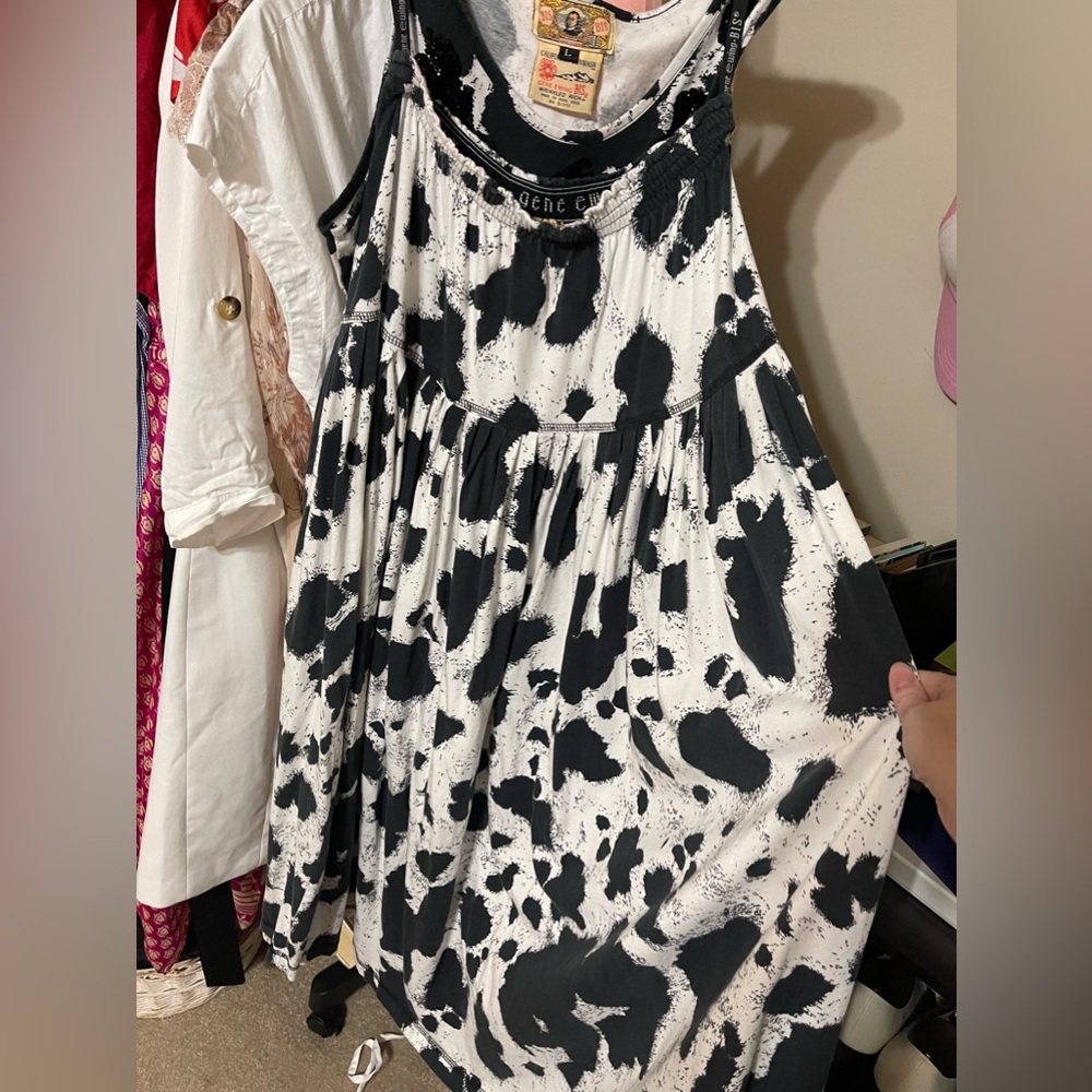 Vintage Cow Print Two Piece Set Size M/L - Picture 4 of 5